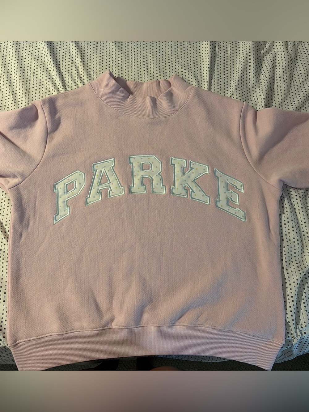 PARKE Birthday Cake Mockneck Sweatshirt